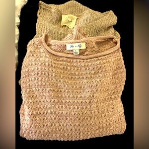 Bundle of knit loose sweaters ladies m/l